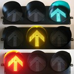Đèn THGT Mũi tên 3 màu D300 (X,V,Đ)